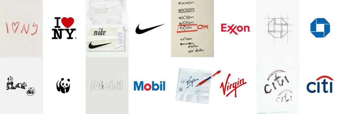 徽标设计思想图案,著名logo设计原理