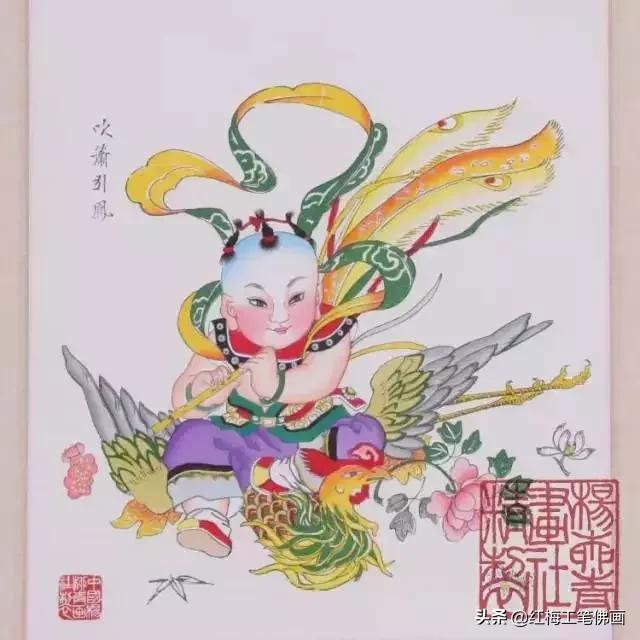 民俗创意年画大全,年份年画简单又好看
