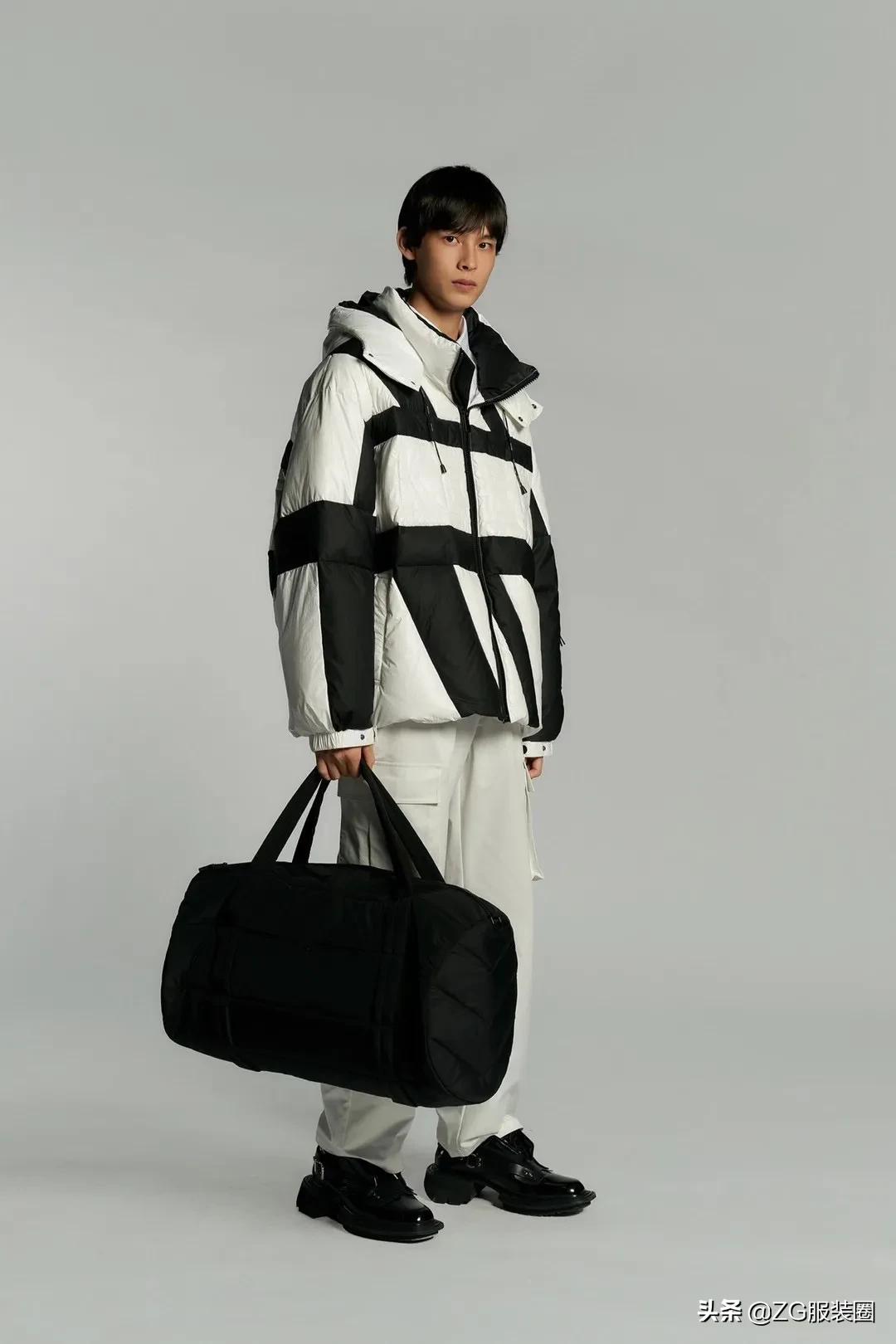 羽绒服gxg中长,羽绒服时尚潮流高级感