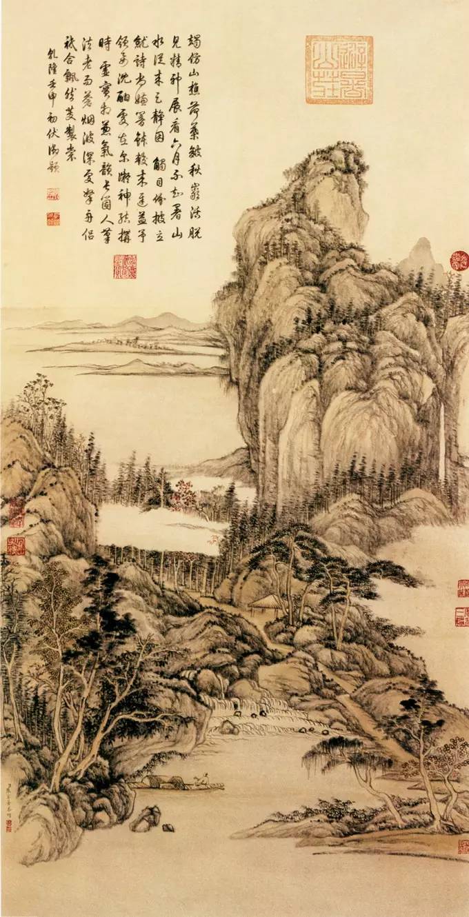 当代最有名十幅山水画,这几款经典山水画寓意吉祥颜值高
