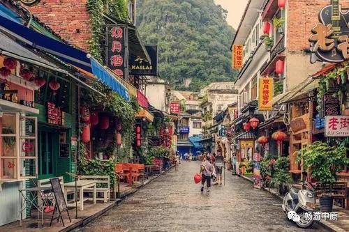 美丽阳朔不一样的西街风情,充满异域情调的阳朔