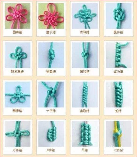 最容易学会的手串打结方法,小叶紫檀手串编绳打结