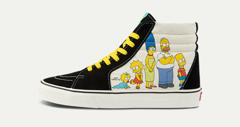 vans辛普森联名发售价,vans辛普森联名怎么搭配