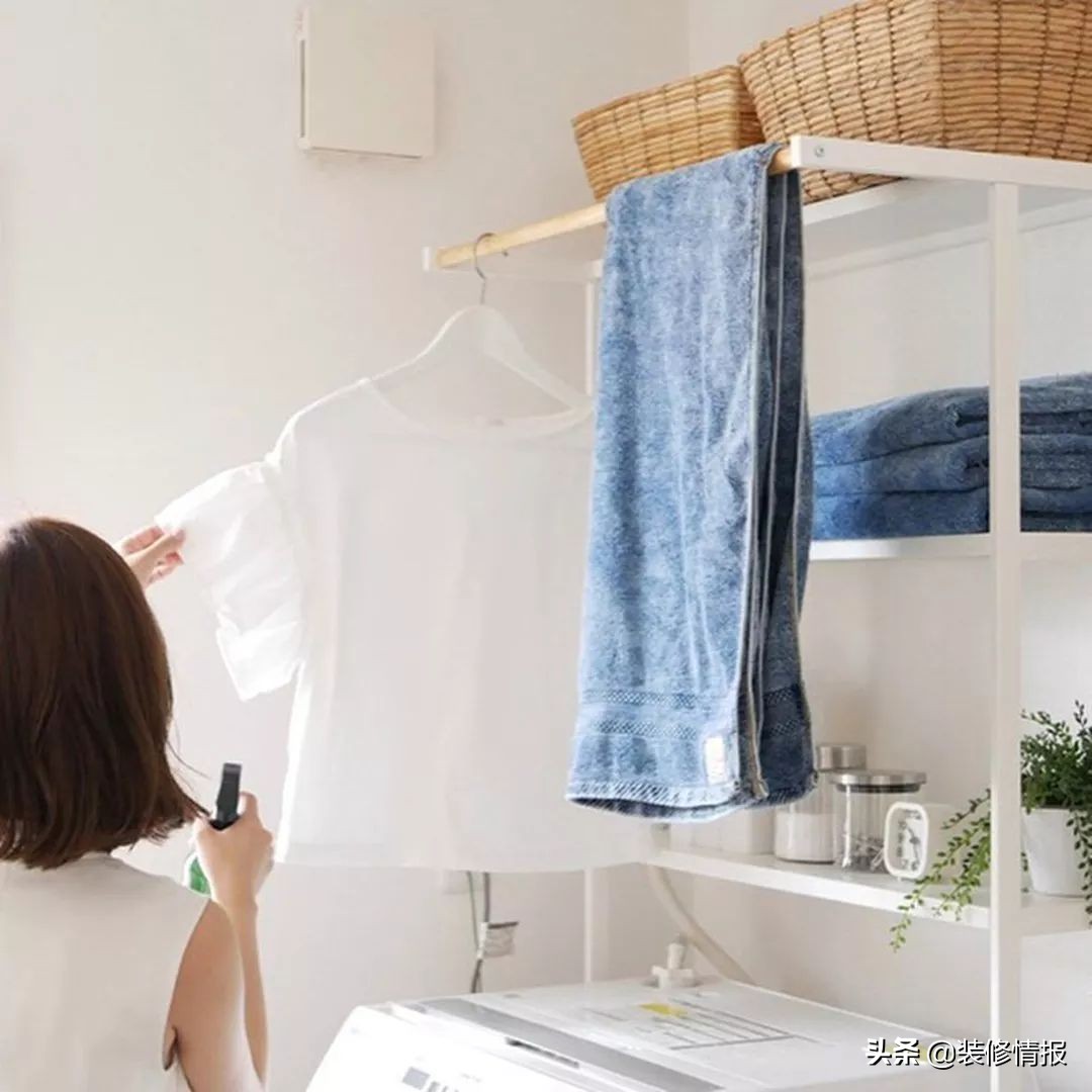 日本洗衣区收纳方法,日本主妇洗衣偷懒小妙招