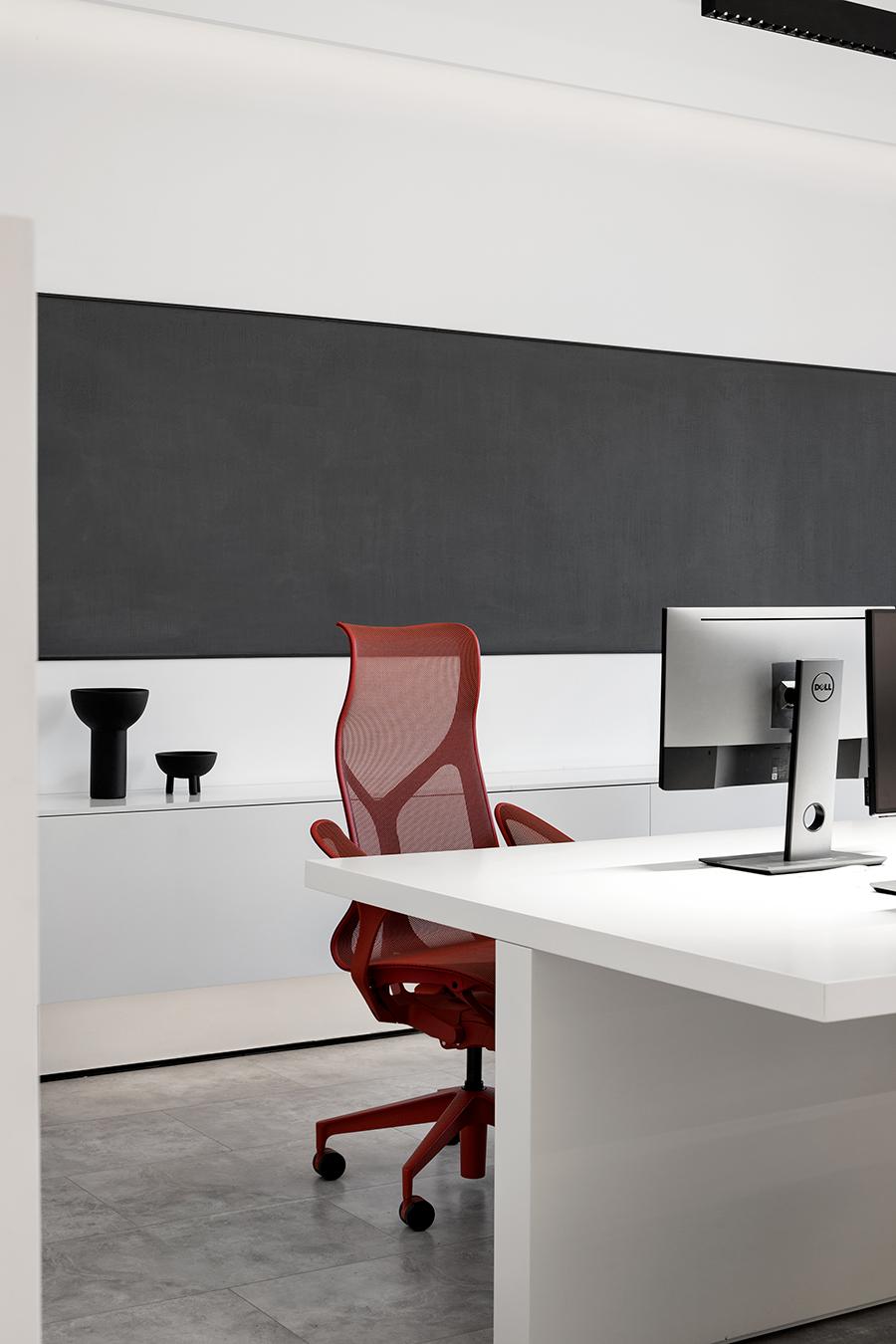 40平米办公室装修设计高端感,办公室装修空间美学