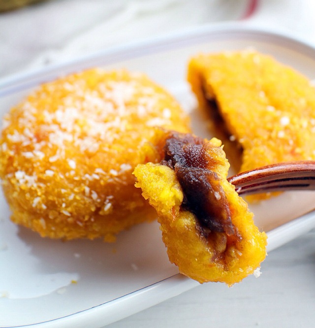 做糯米南瓜饼怎么不粘手,做南瓜饼粘手