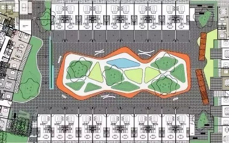 一条景观步道,一条景观路设计图片