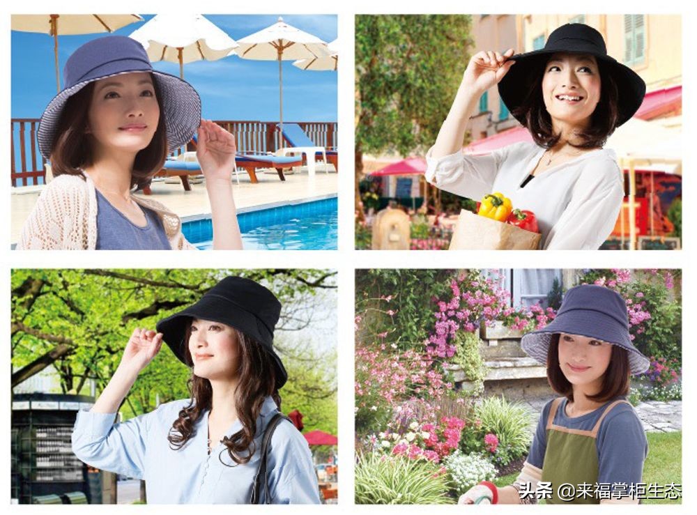 uv高倍防晒帽,可折叠遮阳帽uv防晒帽