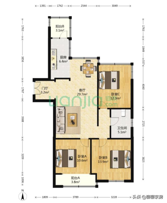 在北京有1000套房子,北京600万能买哪的学区房