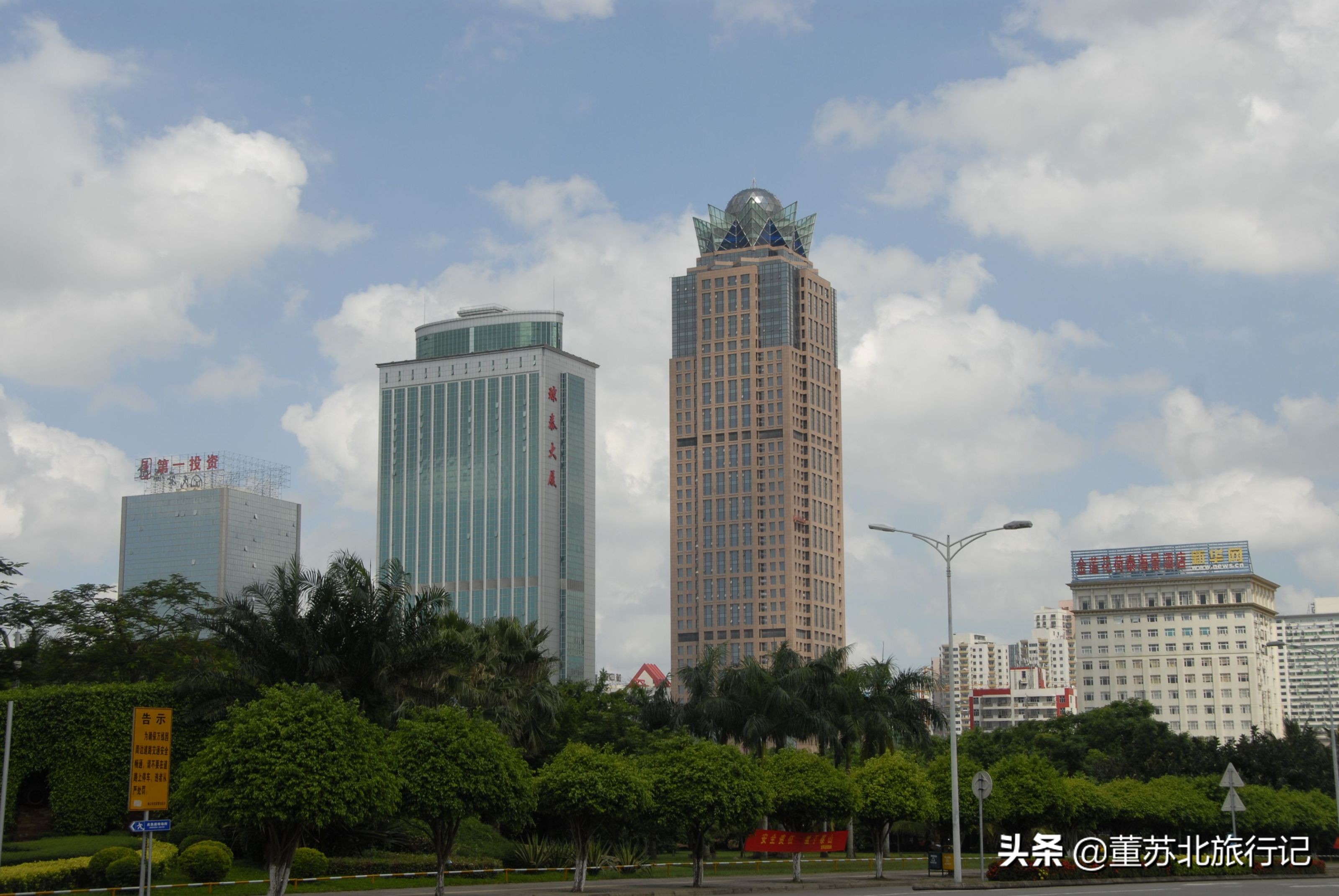 城市简介对比,海口城市航拍