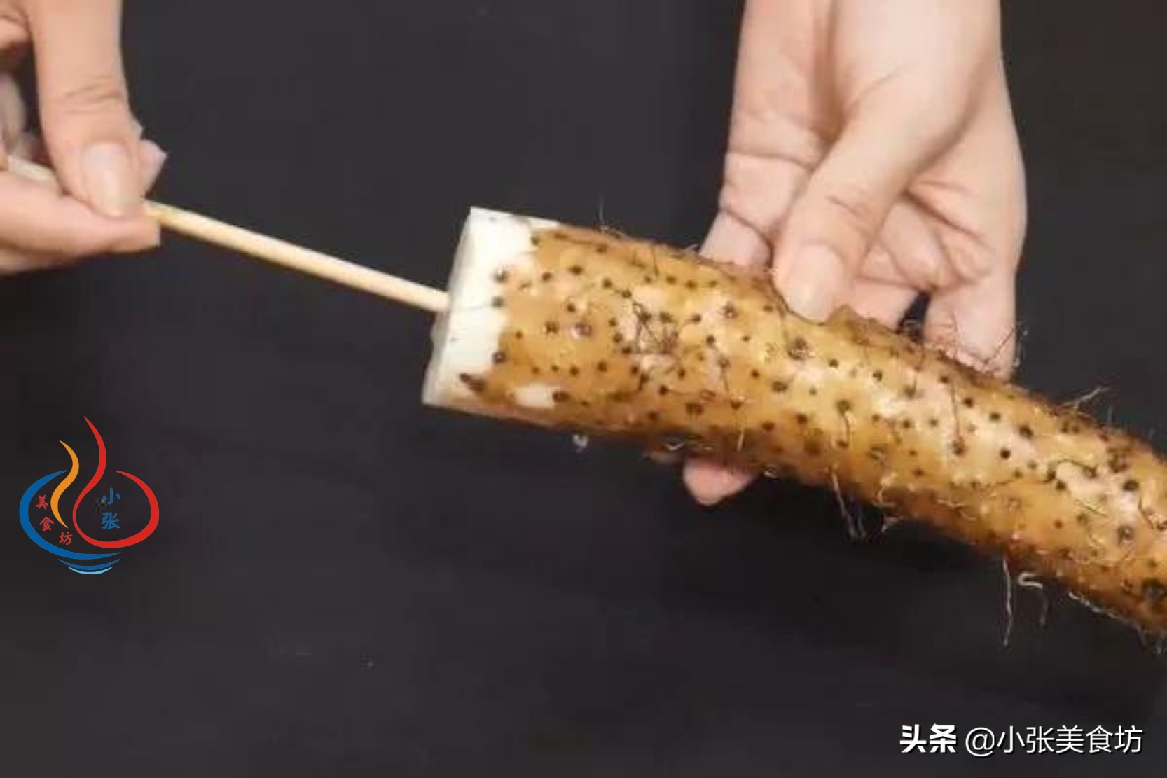 山药上插一根筷子真厉害，简单去皮手不痒，学会快告诉家人