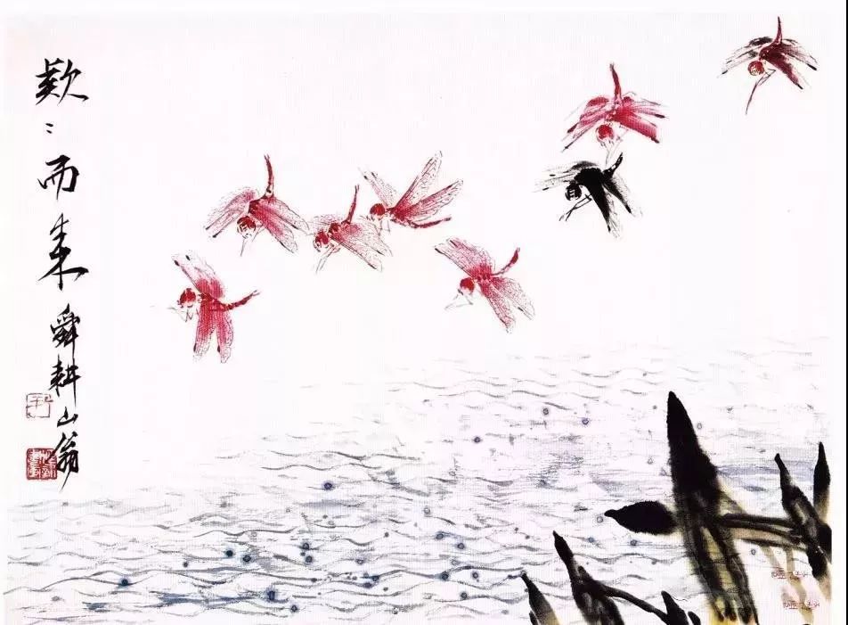 齐白石水墨小品欣赏,齐白石虫草长卷