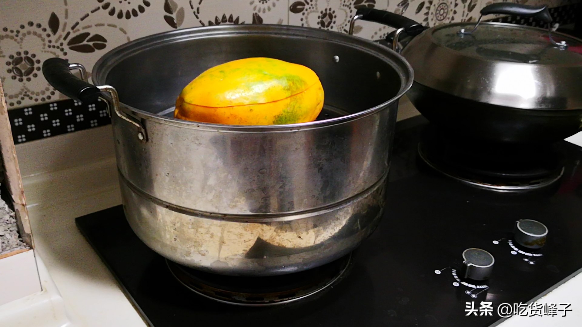 木瓜能放在锅里蒸吗,木瓜蒸十分钟