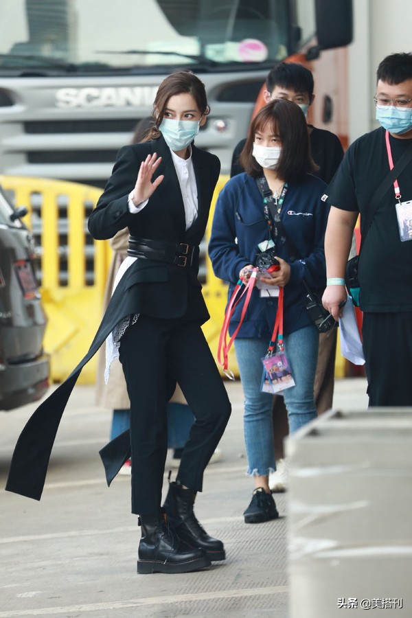 angelababy迪拜路透高定,angelababy太让人惊艳