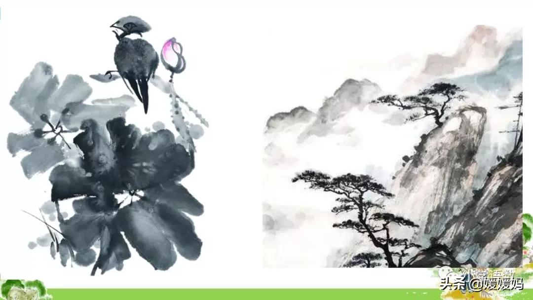 三年级语文第17课童年的水墨画,三年级下册语文第18课水墨画