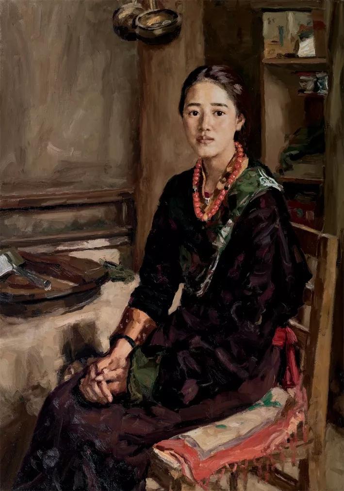 新婚作画拍卖,新婚画妻子