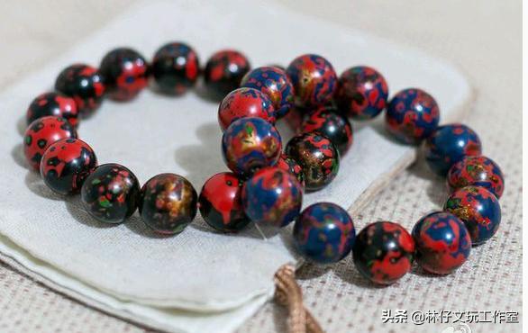 大漆八大守护佛珠,大漆犀皮佛珠教程