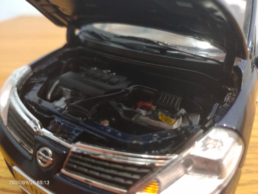 日产骐达老款汽车模型,14岁的暖男