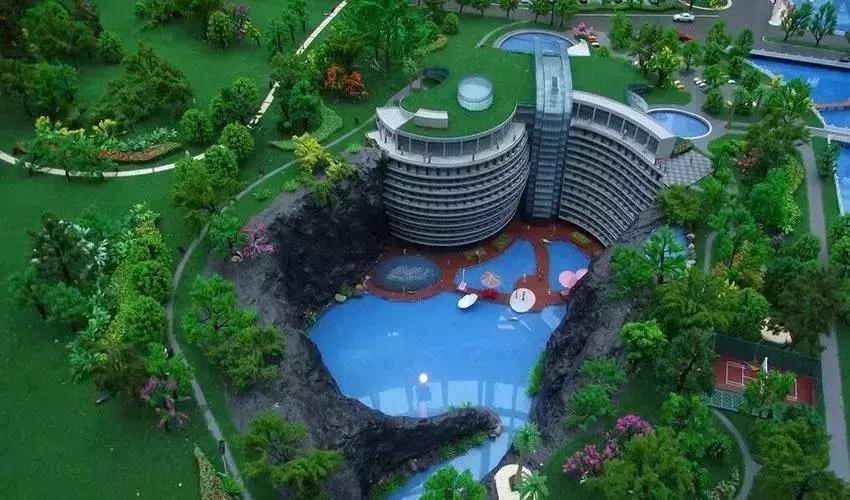 上海深坑酒店耗时13年造价21亿,上海深坑酒店是不是18层最贵