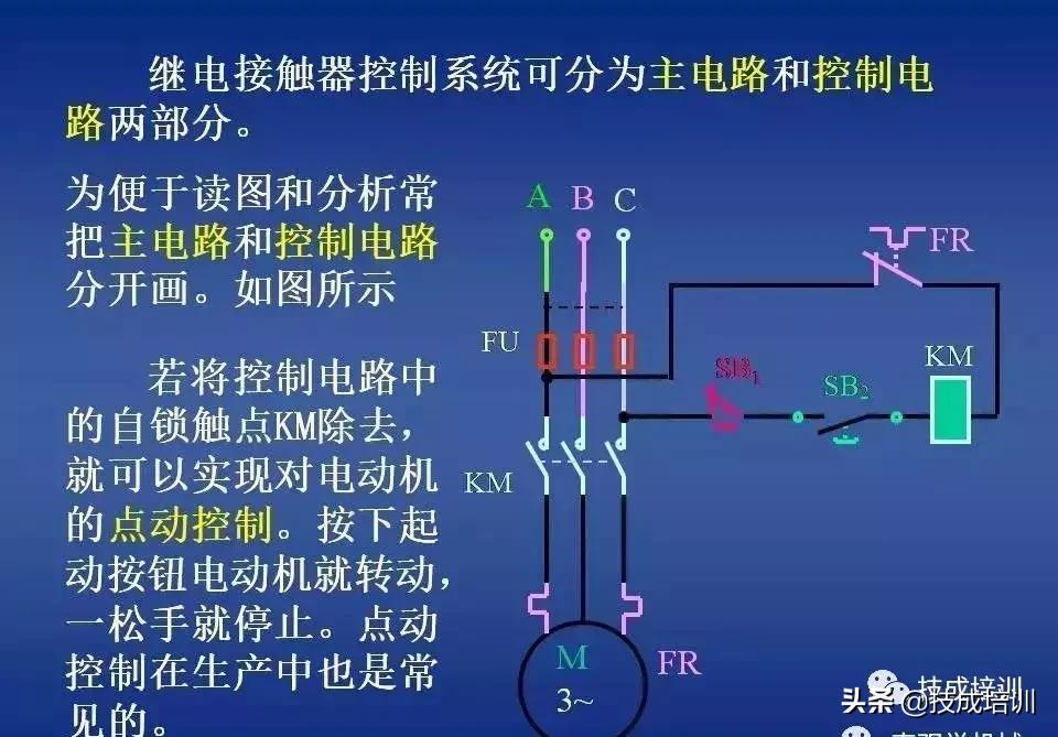时控开关热继电器接接触器图解,电路图中接触器和继电器的讲解