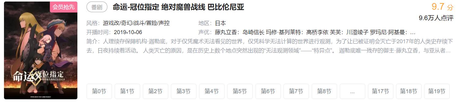 我的追剧历程,动漫追番1-4季