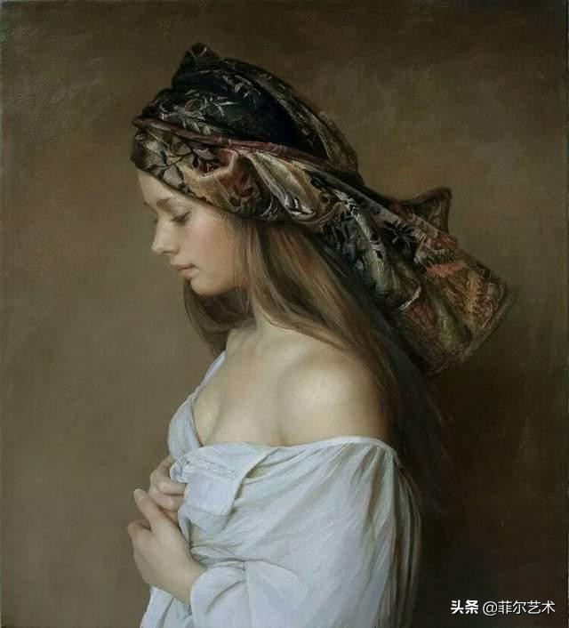 俄罗斯艺术家最美人体油画,性感逼真,宛如高清照片