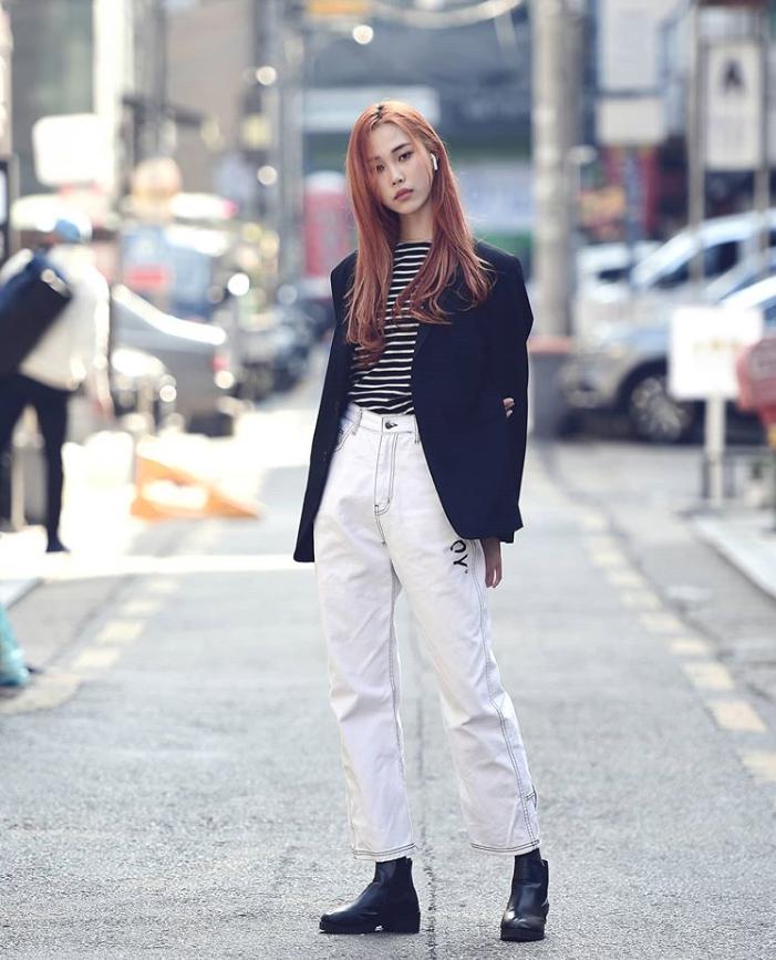 韩国的西装穿搭,韩国女生冬季西装穿搭