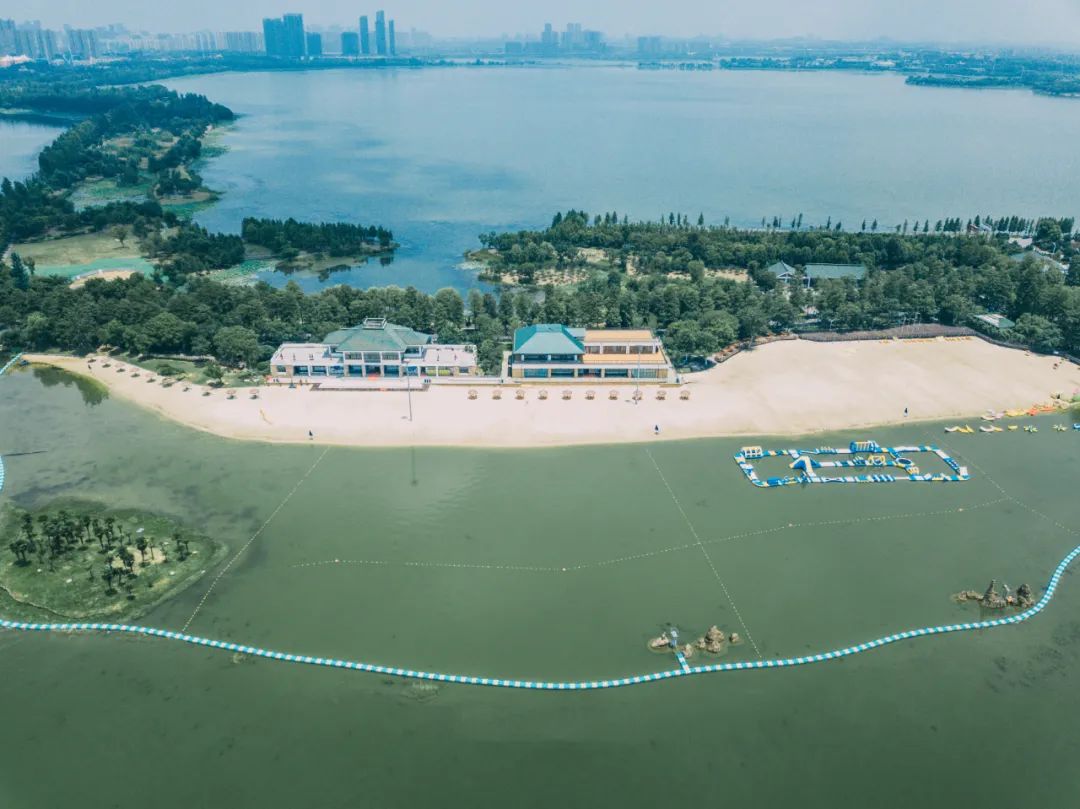 在海沙里打滚,东湖内藏着武汉“小巴厘”