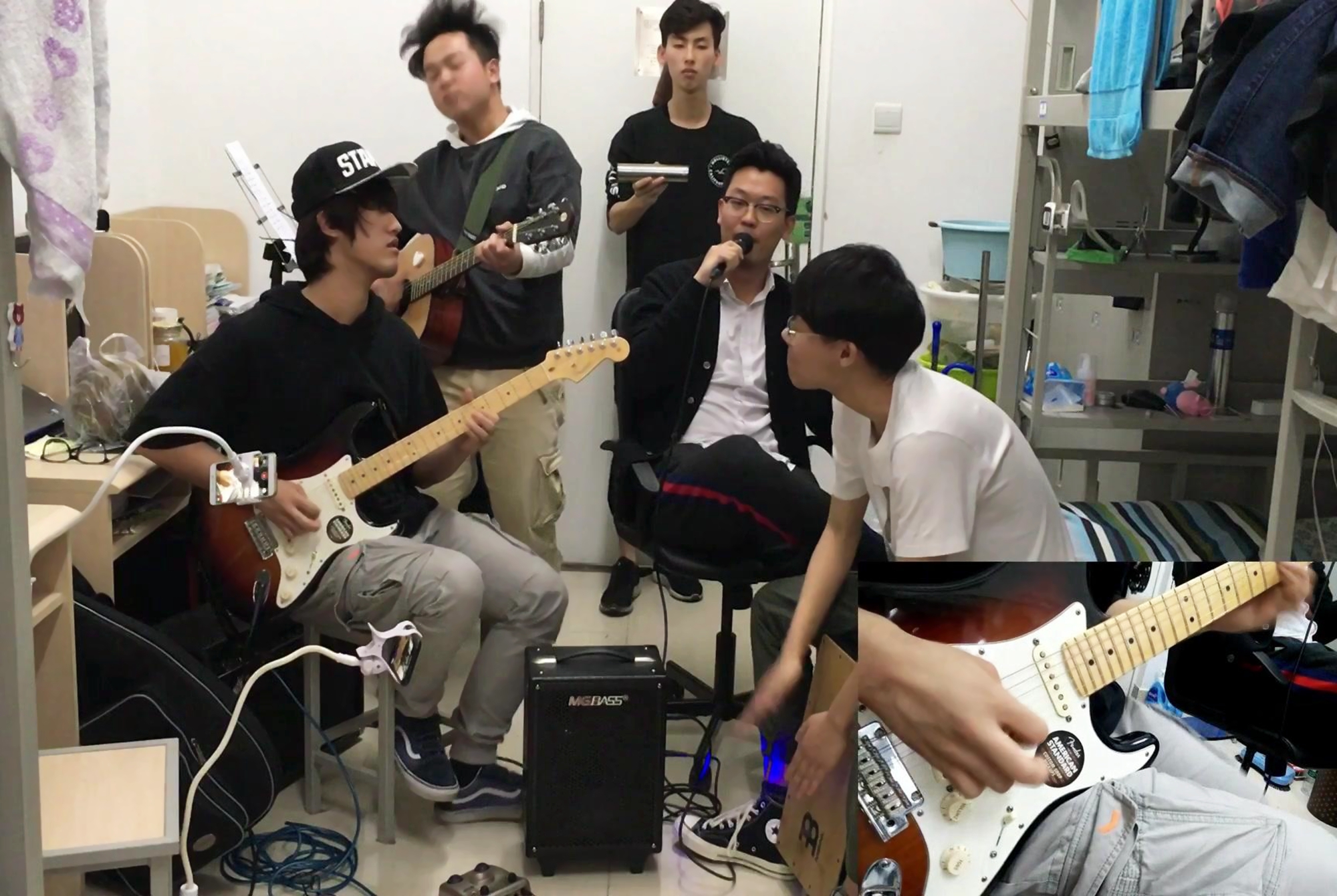 老师“突袭”查寝室，男生宿舍“禁品套装”五花八门，生活很滋润