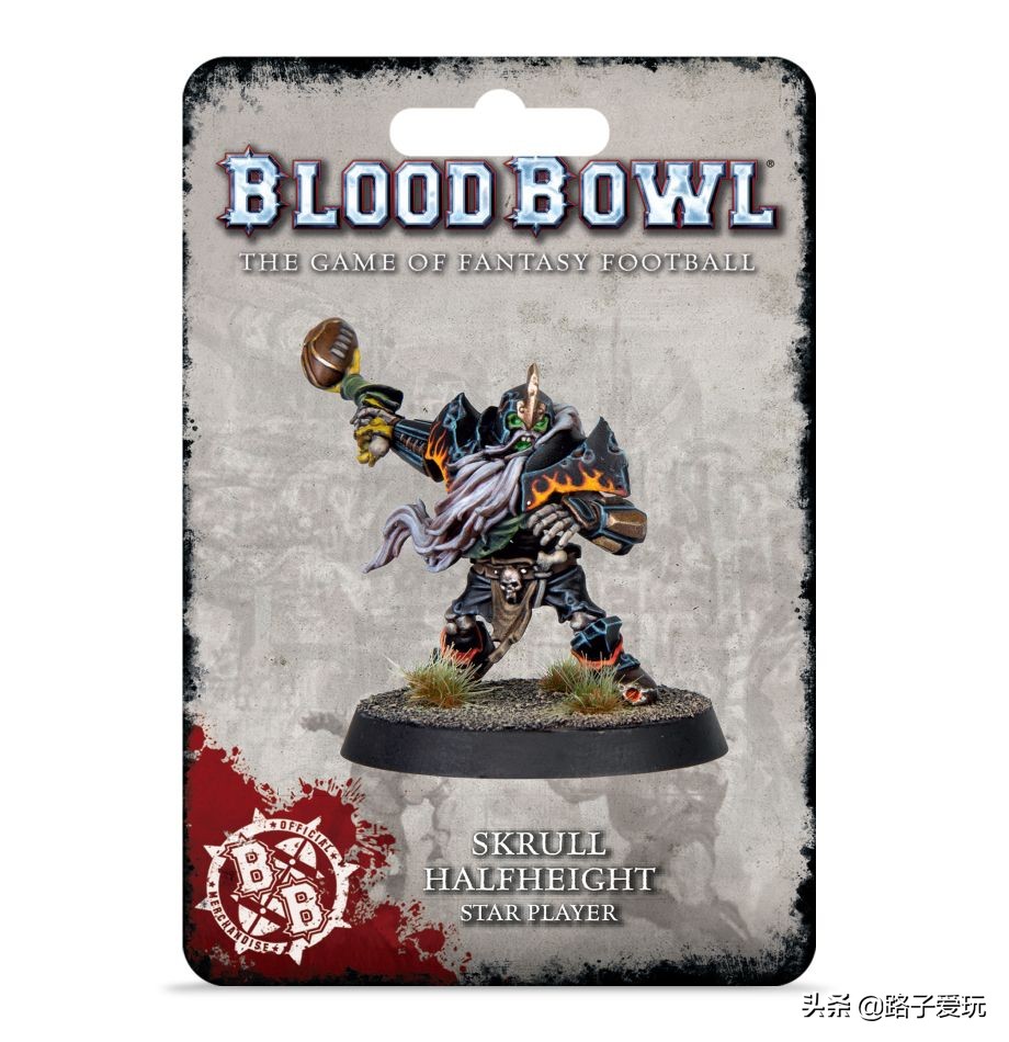 爱玩:战锤血型橄榄球-半身骷髅/格蕾琴·瓦克特