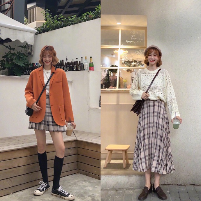 韩国穿搭街拍秋冬通勤,韩国街拍穿搭高级秋冬