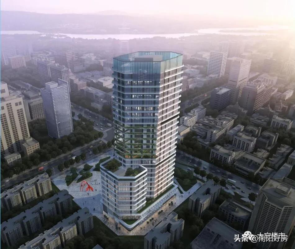 南阳第一高楼卓越天际,河南南阳市第一高楼