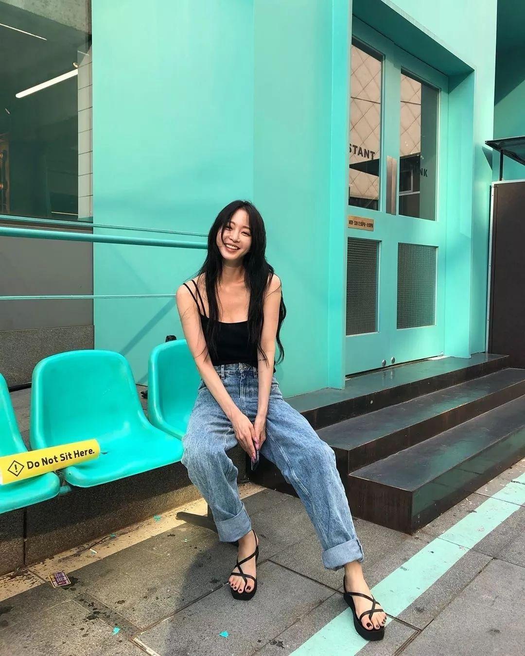 ins韩国温柔穿搭冬季裤子,韩国ins风穿搭女生高级感