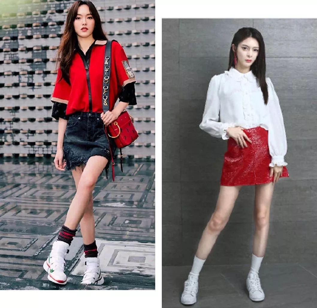 夏天穿裙子小白鞋就是比别人好看,厚底小白鞋怎么搭配裙子女小个子