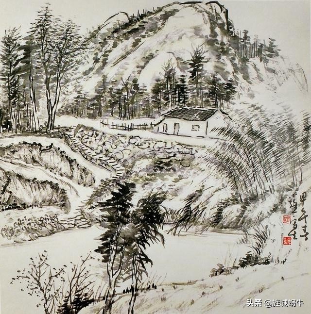 写生水墨画作品欣赏,水墨人物画写生作品欣赏