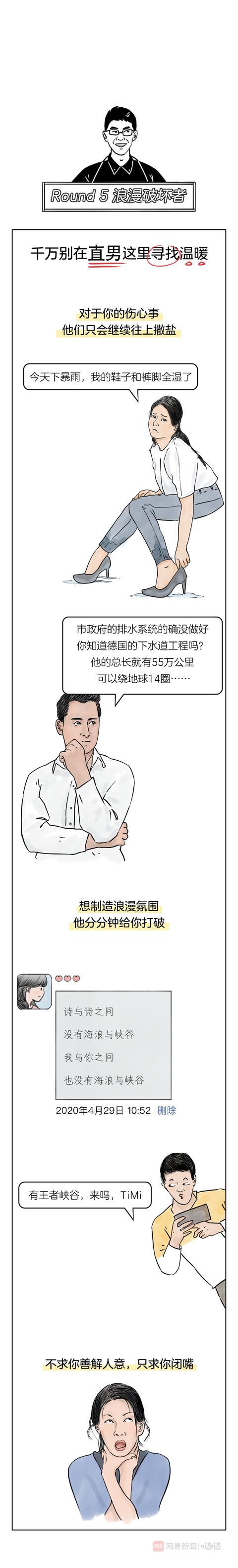 钢铁直男不为人知的想法漫画,钢铁直男难交到女朋友的漫画