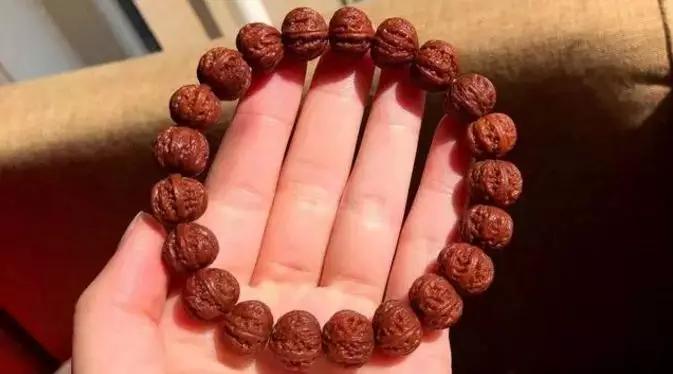 文玩手串核桃怎么上色快包浆快,文玩核桃小核桃