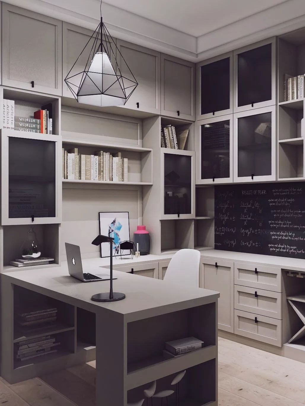 房间小柜子和书桌怎么设计,全屋定制小柜子和隐藏式书桌