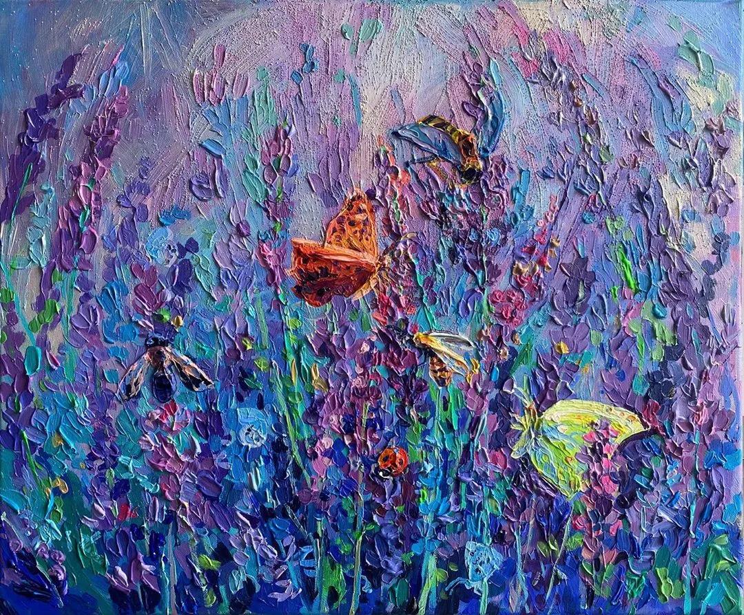 一千元颜料画画,画画颜料全套捡漏