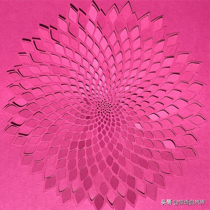 用超长的纸做艺术品超简单,纸制彩色艺术品