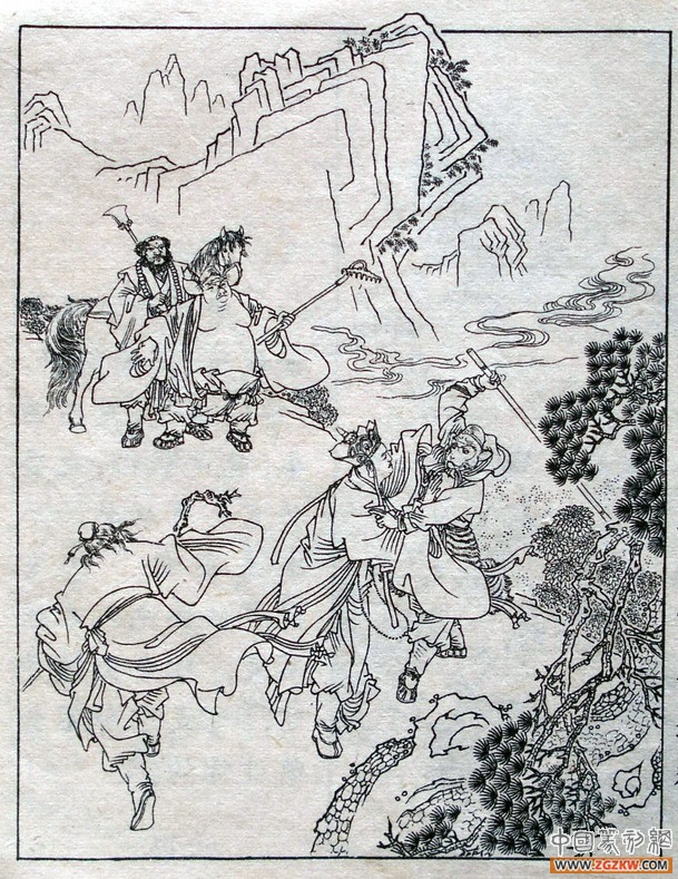 《西游记》之三打白骨精背景图,西游记三打白骨精文字版图文
