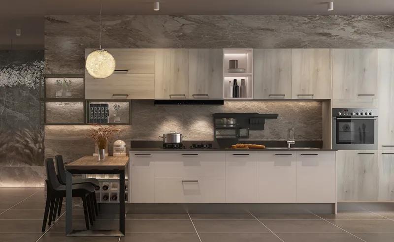 3平卫生间墙砖和地砖怎么配色,深灰色地砖白色墙砖橱柜如何配色