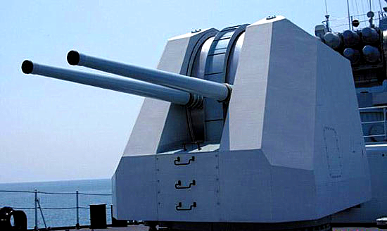 大口径舰炮发展历程,新中国海军大口径舰炮