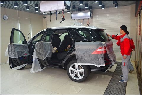 汽车玻璃贴膜视频教程,关于汽车贴膜的话