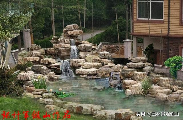 假山流水喷泉前景,假山流水喷泉景观落地大摆件弊端