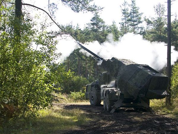 斯堪的纳维亚,博福斯155毫米自行榴弹炮外形尺寸