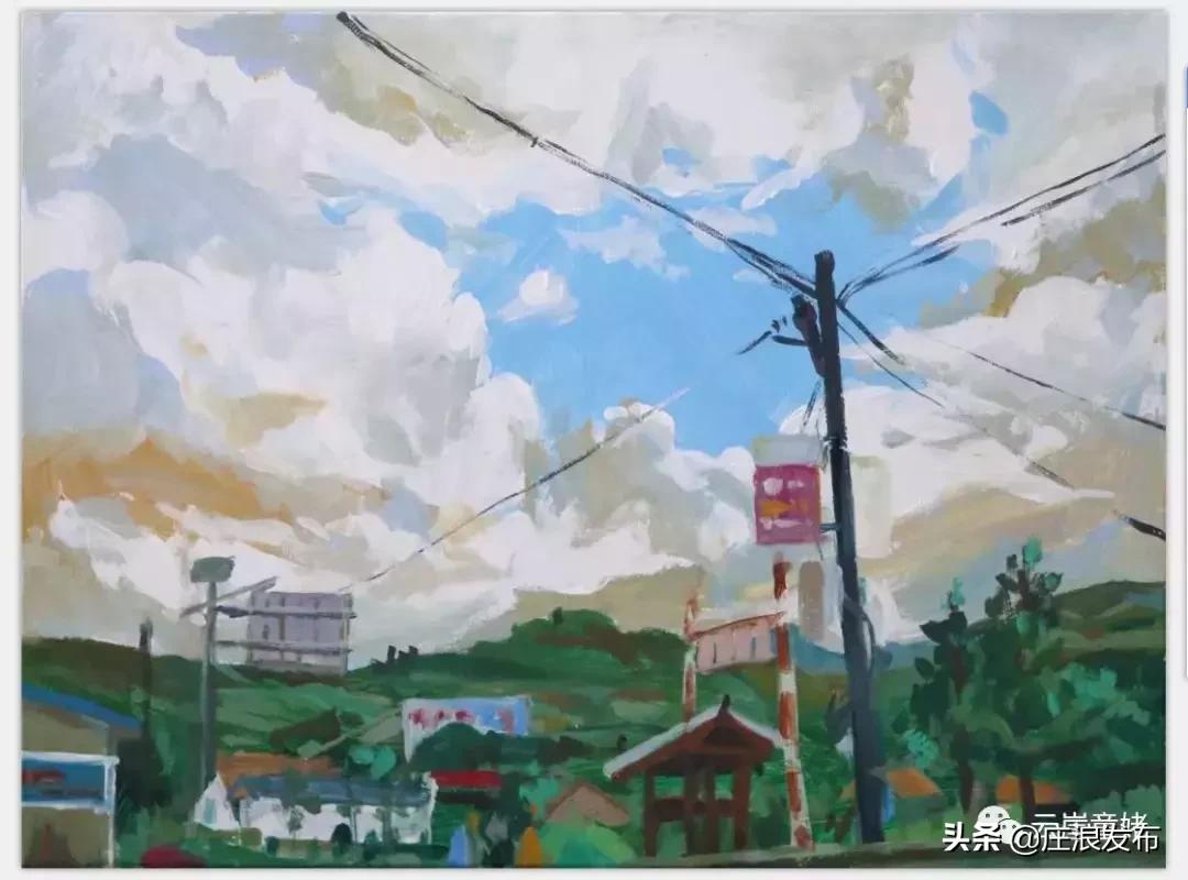 庄浪画家张嘉科山水画作品欣赏,庄浪画家