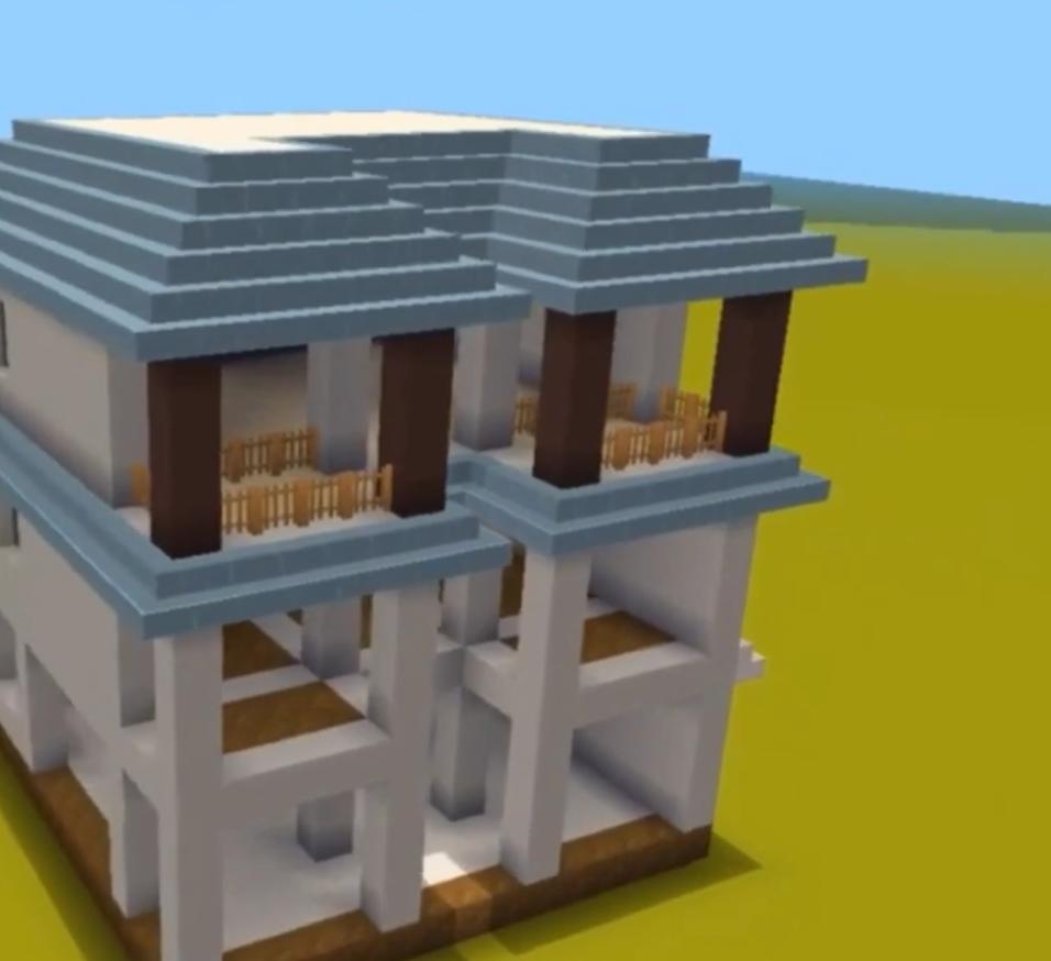 迷你世界别墅装修现代风格,迷你世界现代典雅别墅教程