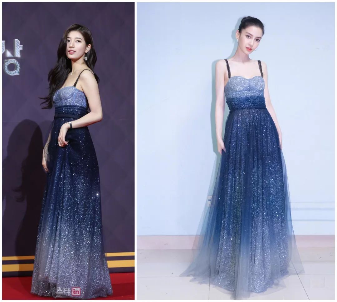 韩国女星绝美红毯造型,韩国女星红毯拍照不惧晃眼