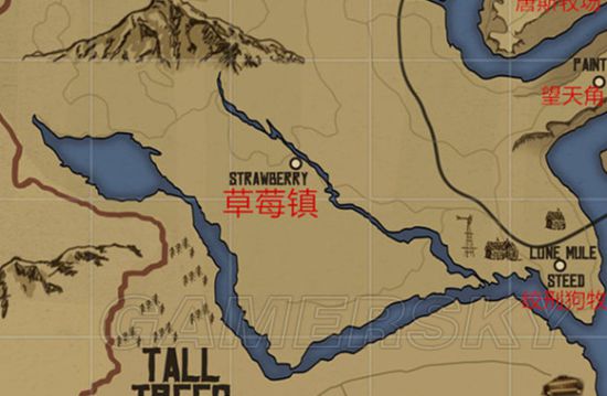《荒野大镖客2》最完整各个城镇与山川沼泽的地图位置详解